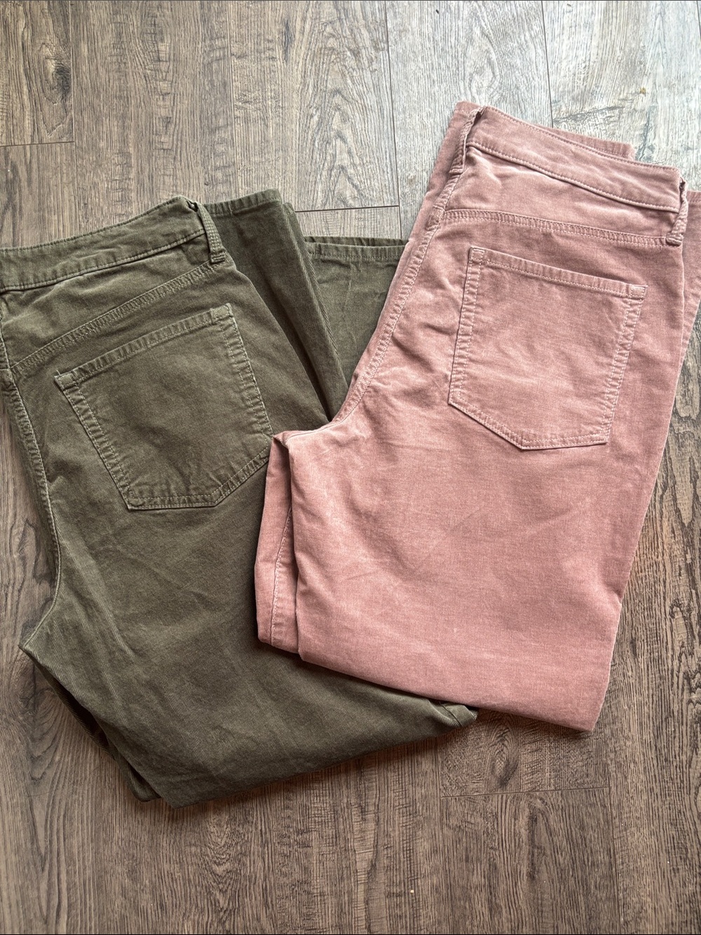 OLD NAVY 2 Pairs Corduroy OG Straight 12 Tall Lot